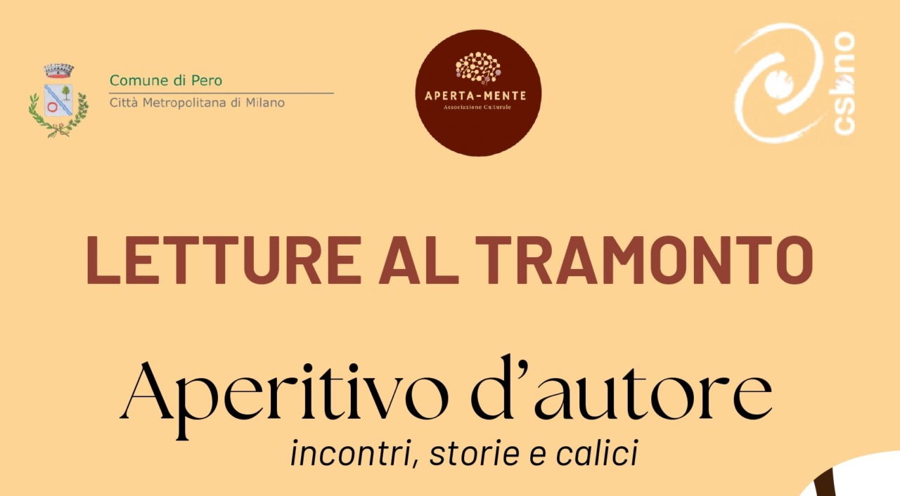 A Pero arriva “Letture al tramonto”: cultura, aperitivi e incontro con gli scrittori del territorio