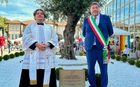 “Gaggiano paese di Pace”: targa  dedicata alla memoria di  San Francesco