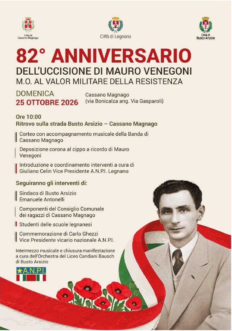 A 82 anni dall'uccisione, si celebra la memoria di Mauro Venegoni