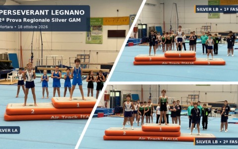 Quattro podi per la Ginnastica Perseverant a Mortara
